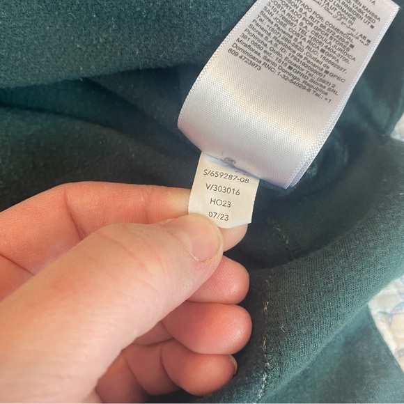 Athleta Coaster Lux Recover Green Sweatshirt Size Small - Picture 4 of 10